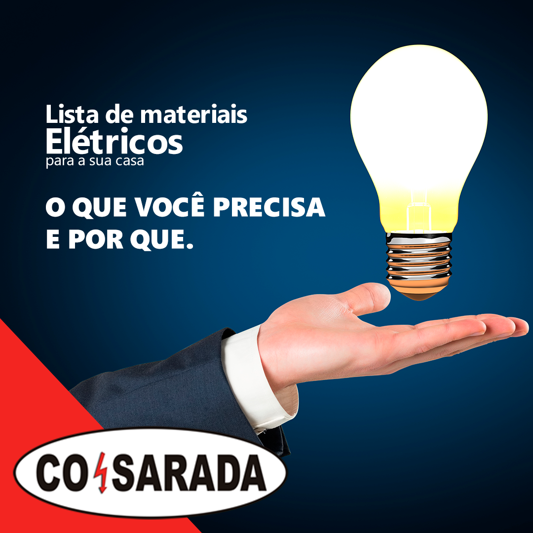  LISTA DE MATERIAIS ELÉTRICO PARA A SUA CASA: O QUE VOCÊ PRECISA E POR QUE.